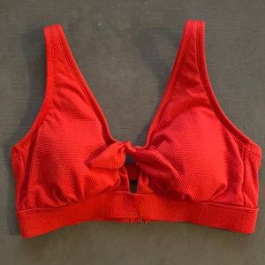 Kona Sol Red bathing suit top